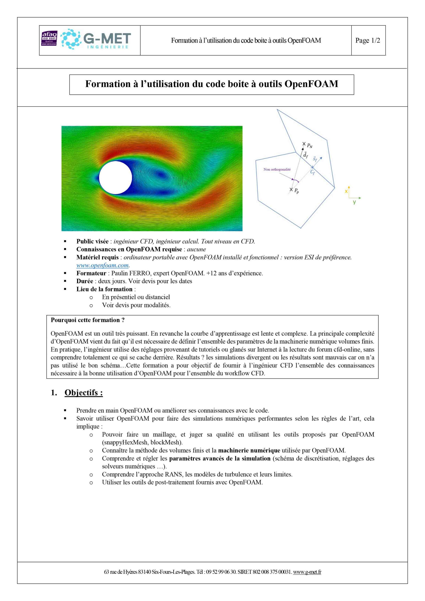 G-Met - gmet-site-web-formation-openfoam